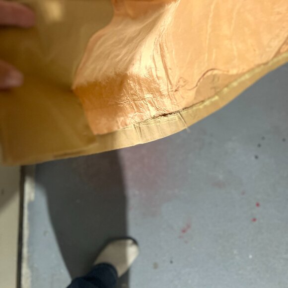 Light Beige Trench Coat with hoodie - Picture 8 of 9